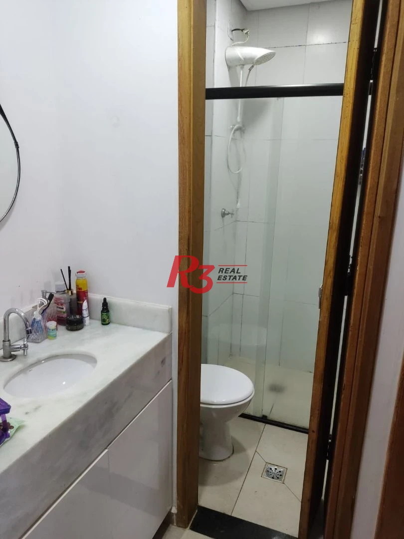 Apartamento Garden com 1 dormitório para alugar, 38 m² por R$ 3.350,00/mês - Macuco - Santos/SP
