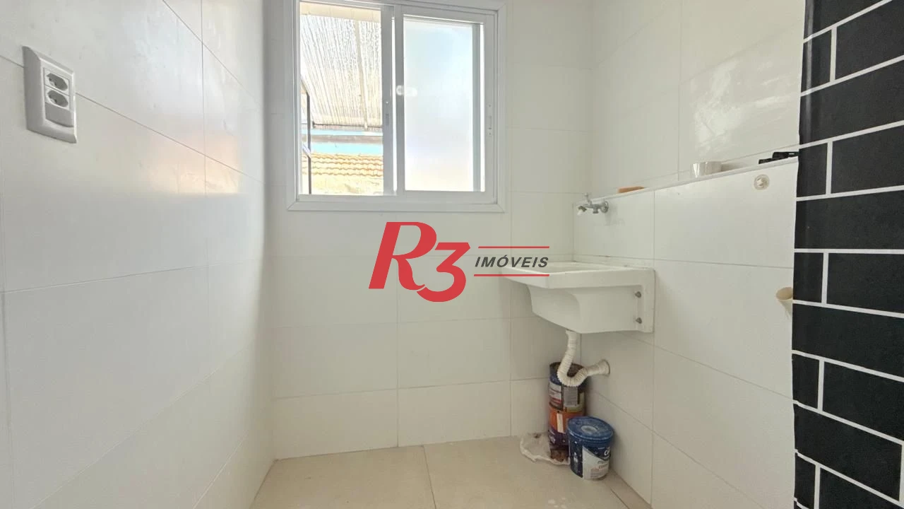 Apartamento Garden com 1 dormitório para alugar, 38 m² por R$ 3.000,00/mês - Macuco - Santos/SP
