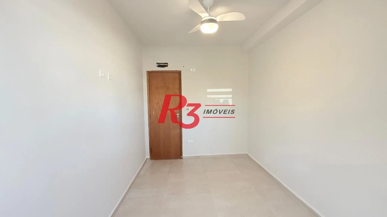 Apartamento Garden com 1 dormitório para alugar, 38 m² por R$ 3.000,00/mês - Macuco - Santos/SP