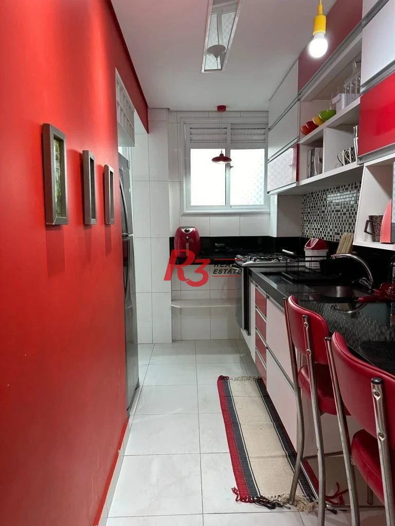 Apartamento à venda, 104 m² por R$ 1.280.000,00 - Boqueirão - Santos/SP