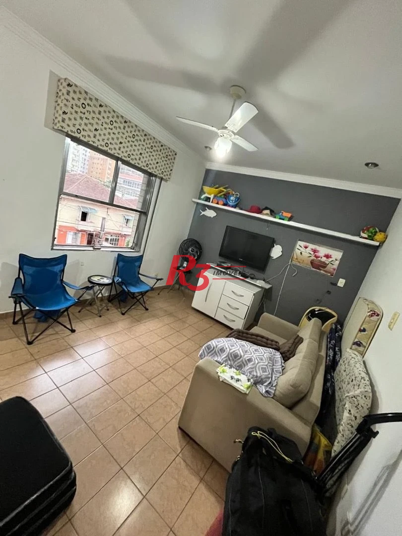 Kitnet para alugar, 32 m² por R$ 2.800,00/mês - Aparecida - Santos/SP