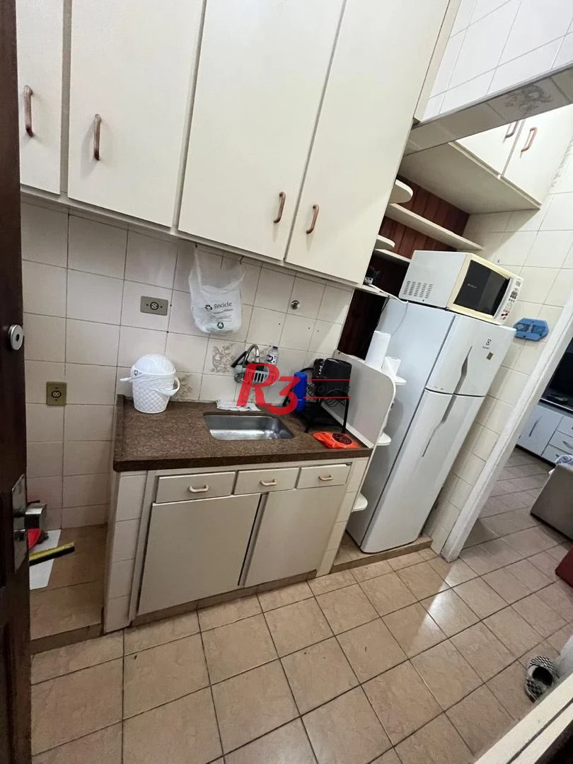Kitnet para alugar, 32 m² por R$ 2.800,00/mês - Aparecida - Santos/SP