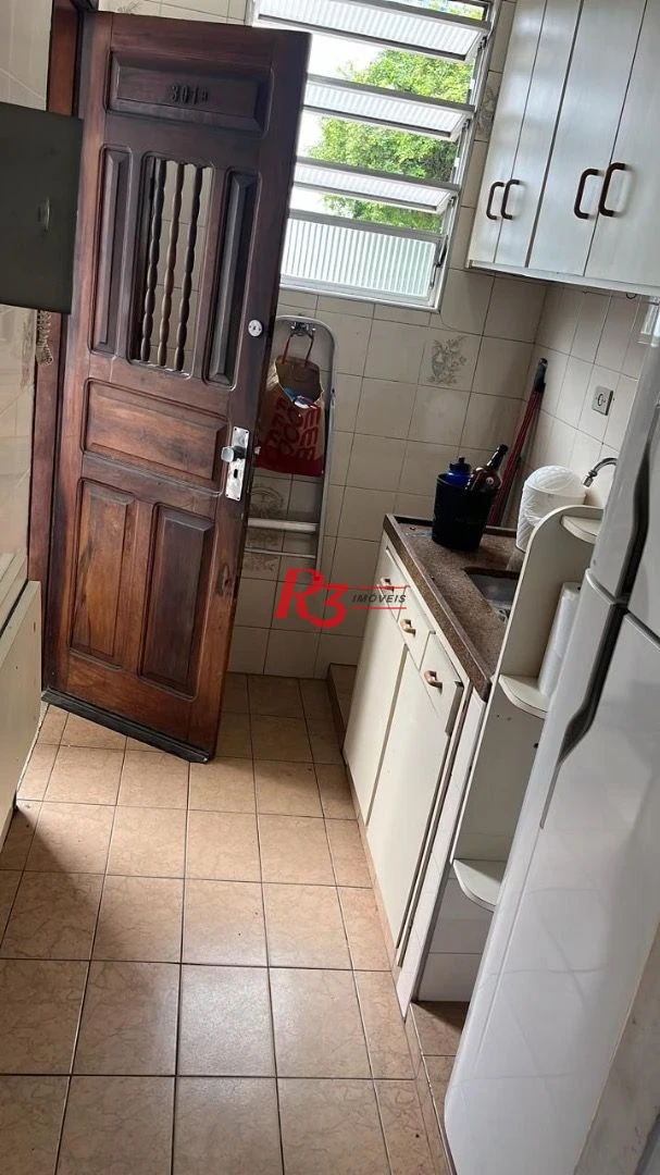 Kitnet para alugar, 32 m² por R$ 2.800,00/mês - Aparecida - Santos/SP