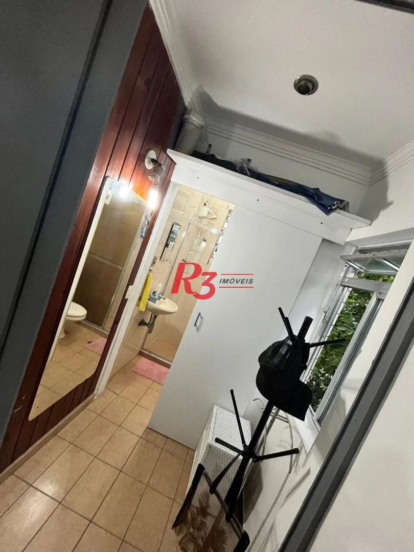 Kitnet para alugar, 32 m² por R$ 2.800,00/mês - Aparecida - Santos/SP