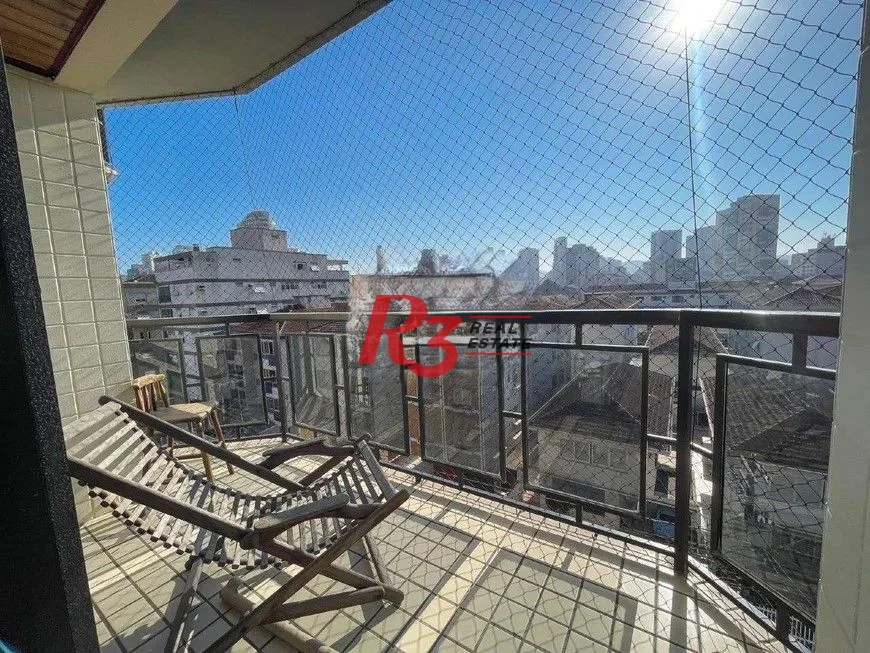 Apartamento com 2 dormitórios à venda, 98 m² por R$ 750.000,00 - Embaré - Santos/SP