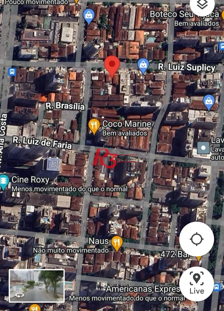 Terreno à venda, 984 m² por R$ 14.000.000 - Gonzaga - Santos/SP