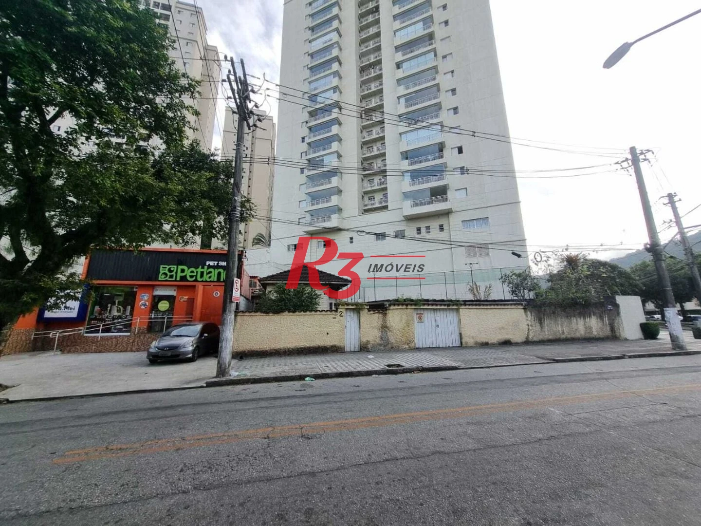Terreno para alugar, 230 m² por R$ 10.000,00/mês - Marapé - Santos/SP