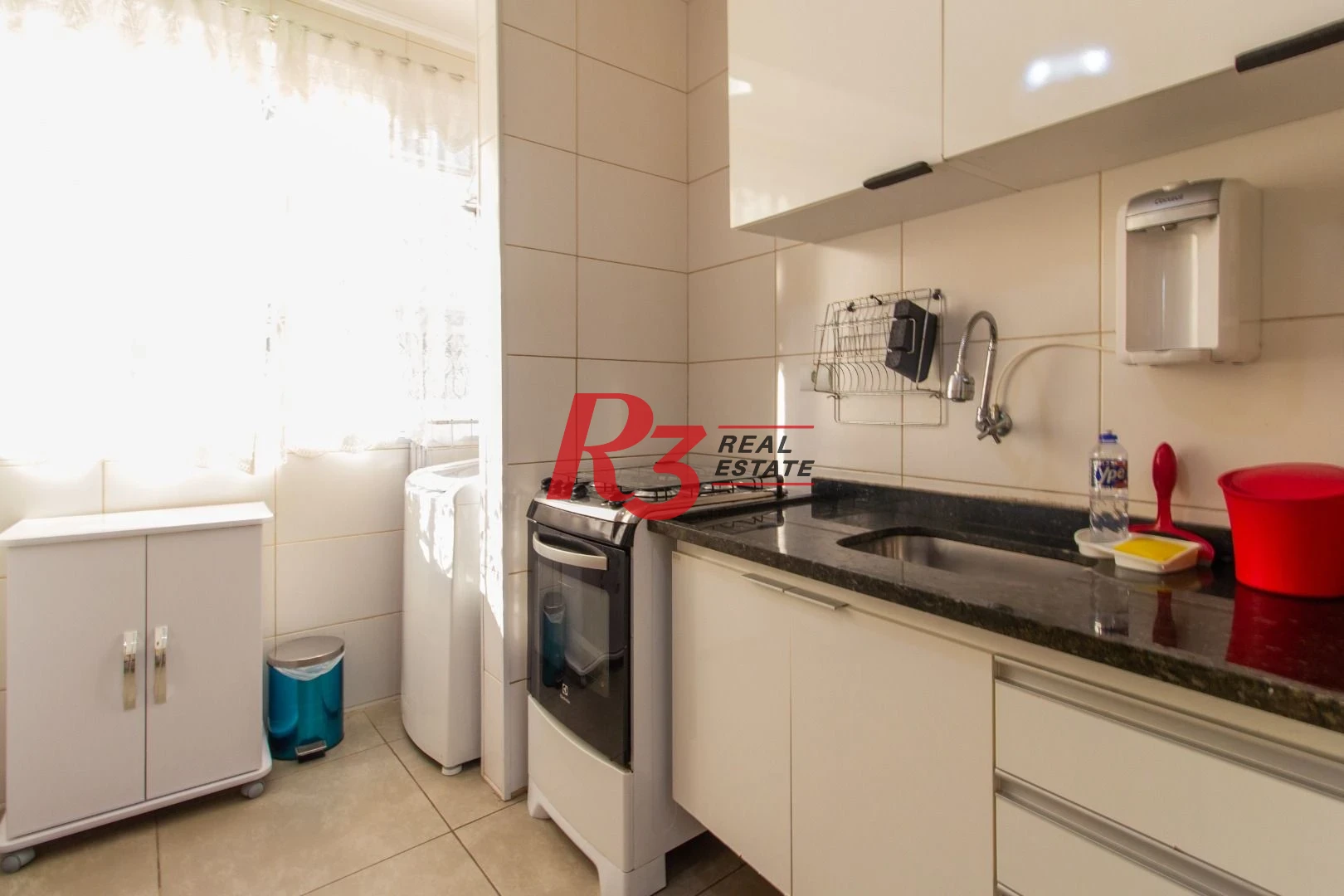 Apartamento com 1 dormitório para alugar, 40 m² por R$ 4.200,00/mês - Gonzaga - Santos/SP