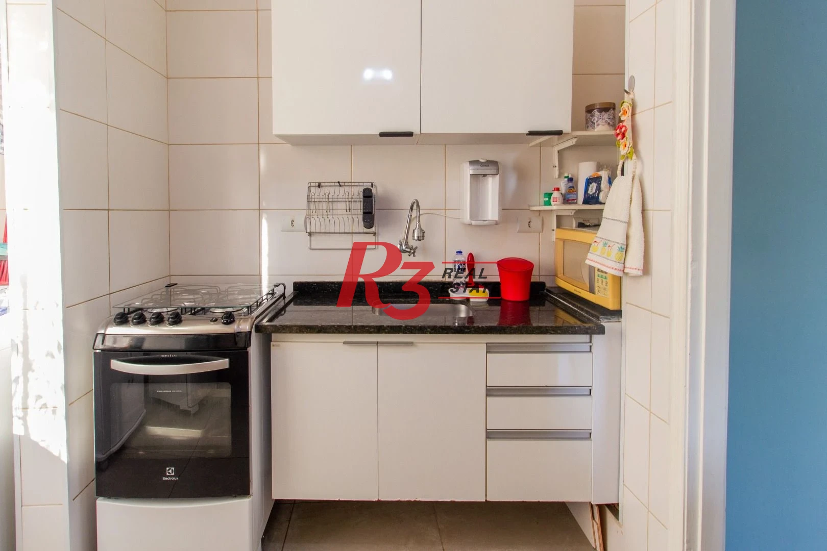 Apartamento com 1 dormitório para alugar, 40 m² por R$ 4.200,00/mês - Gonzaga - Santos/SP