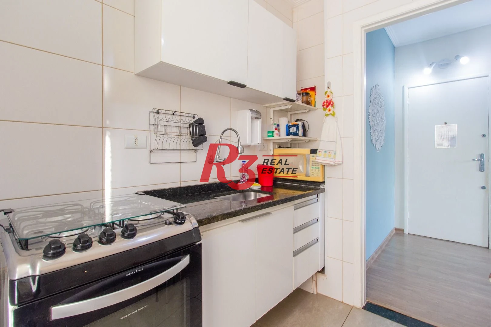 Apartamento com 1 dormitório para alugar, 40 m² por R$ 4.200,00/mês - Gonzaga - Santos/SP