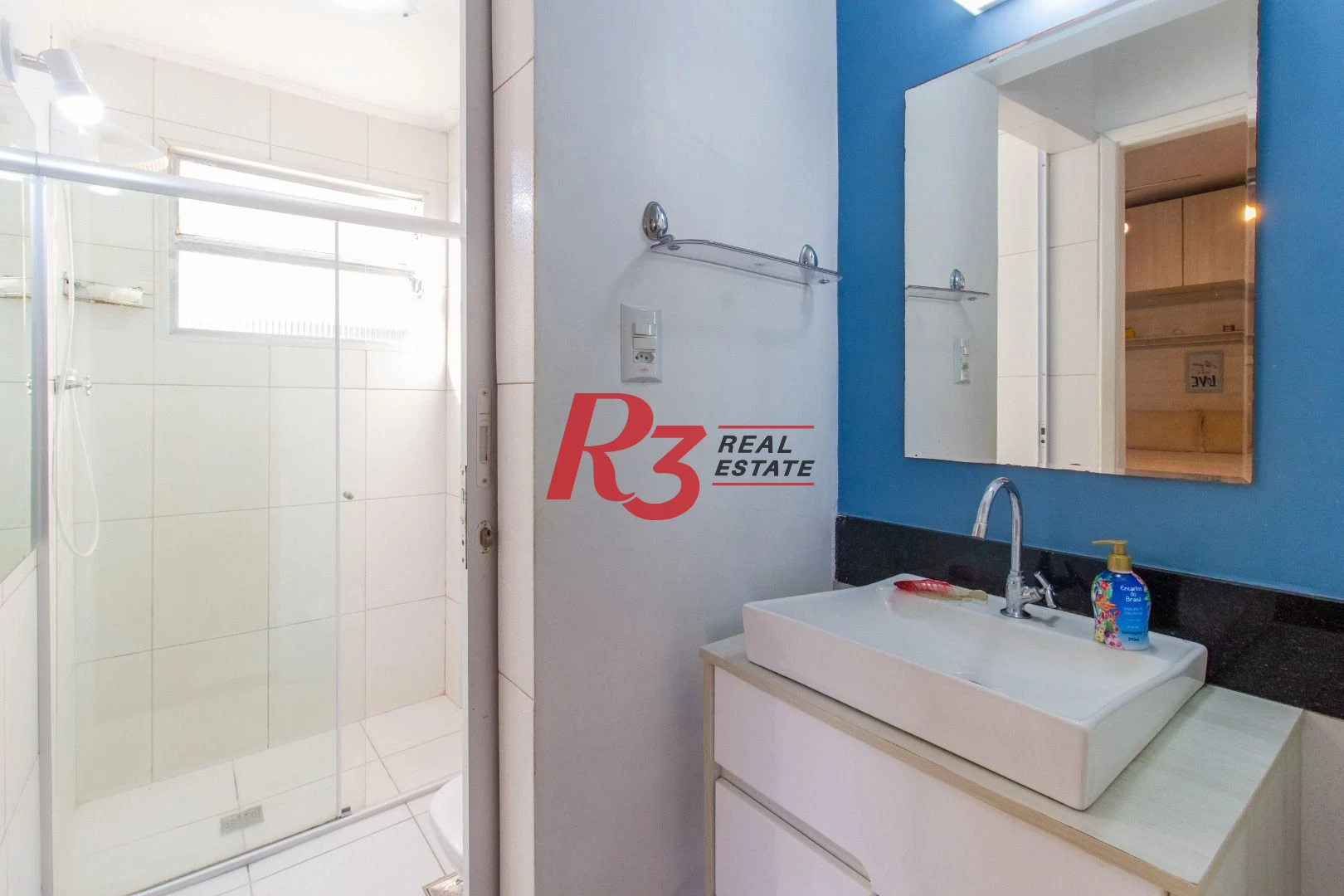 Apartamento com 1 dormitório para alugar, 40 m² por R$ 4.200,00/mês - Gonzaga - Santos/SP