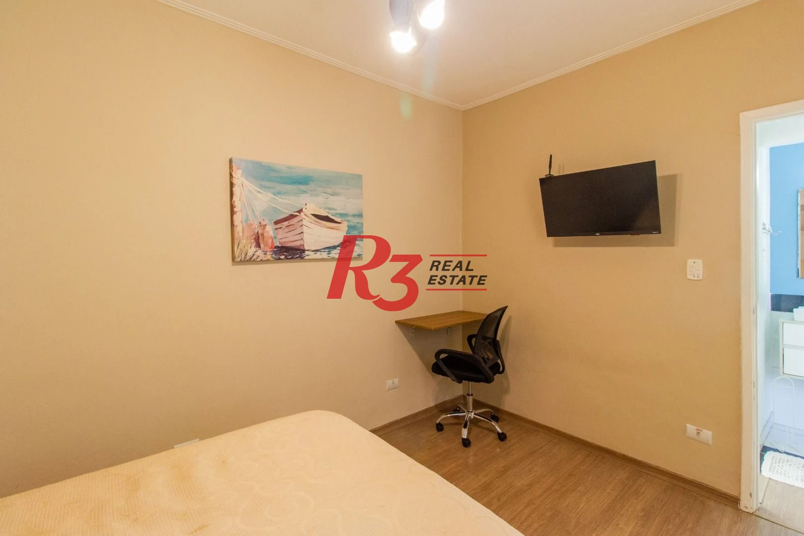 Apartamento com 1 dormitório para alugar, 40 m² por R$ 4.200,00/mês - Gonzaga - Santos/SP