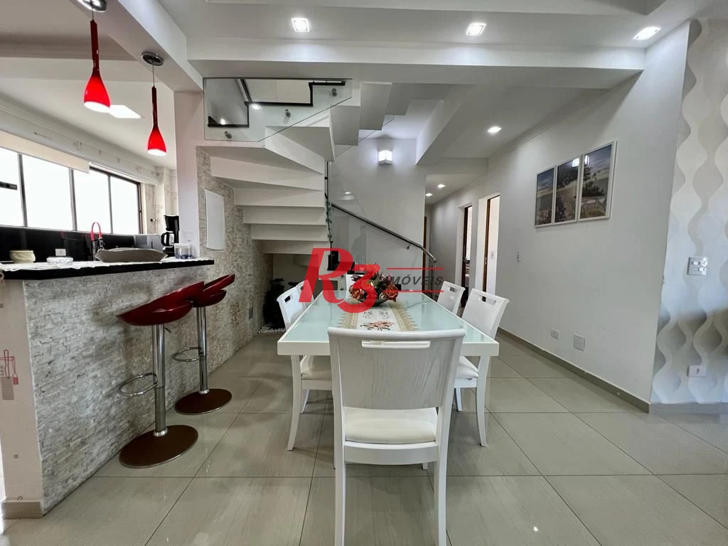 Cobertura à venda, 280 m² por R$ 2.200.000,00 - Barra Funda - Guarujá/SP
