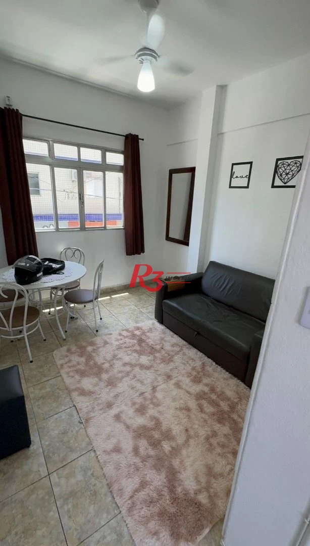 Apartamento de 1 quarto à venda no Centro de São Vicente.
