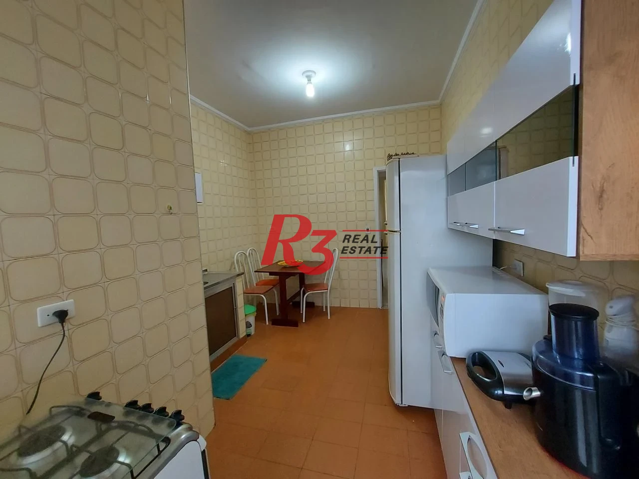 Apartamento com 3 dormitórios para alugar, 118 m² por R$ 3.700,02/mês - Gonzaga - Santos/SP