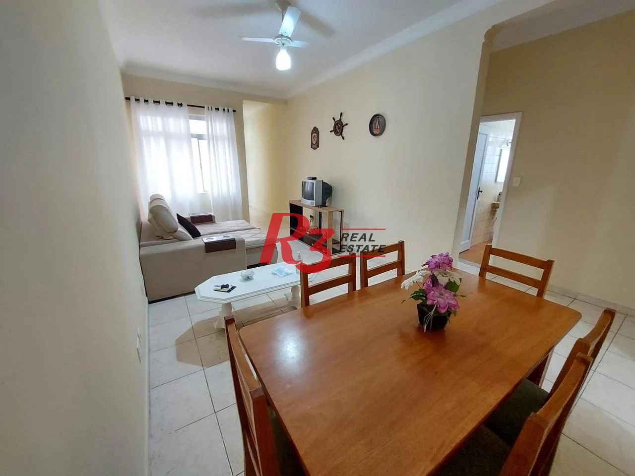 Apartamento com 3 dormitórios para alugar, 118 m² por R$ 3.700,02/mês - Gonzaga - Santos/SP