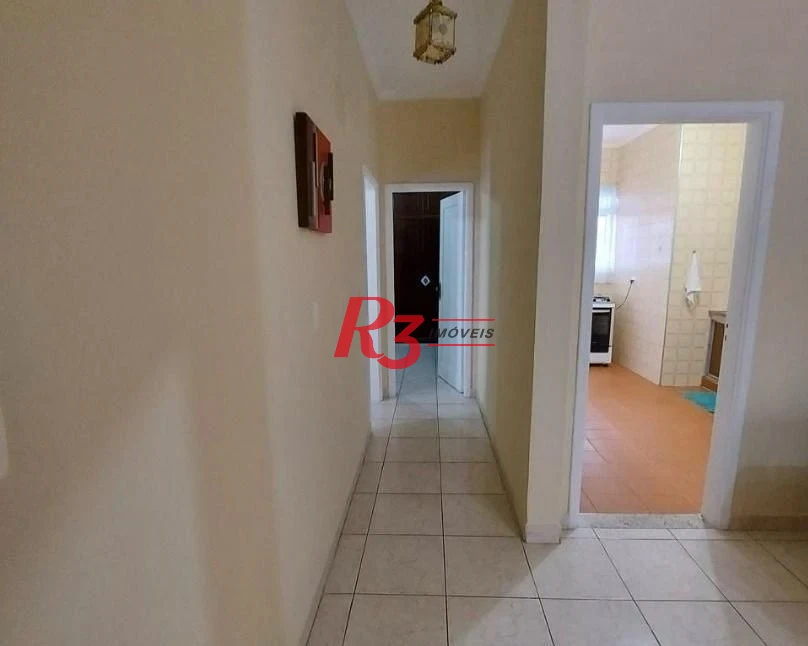 Apartamento com 3 dormitórios para alugar, 118 m² por R$ 3.700,02/mês - Gonzaga - Santos/SP