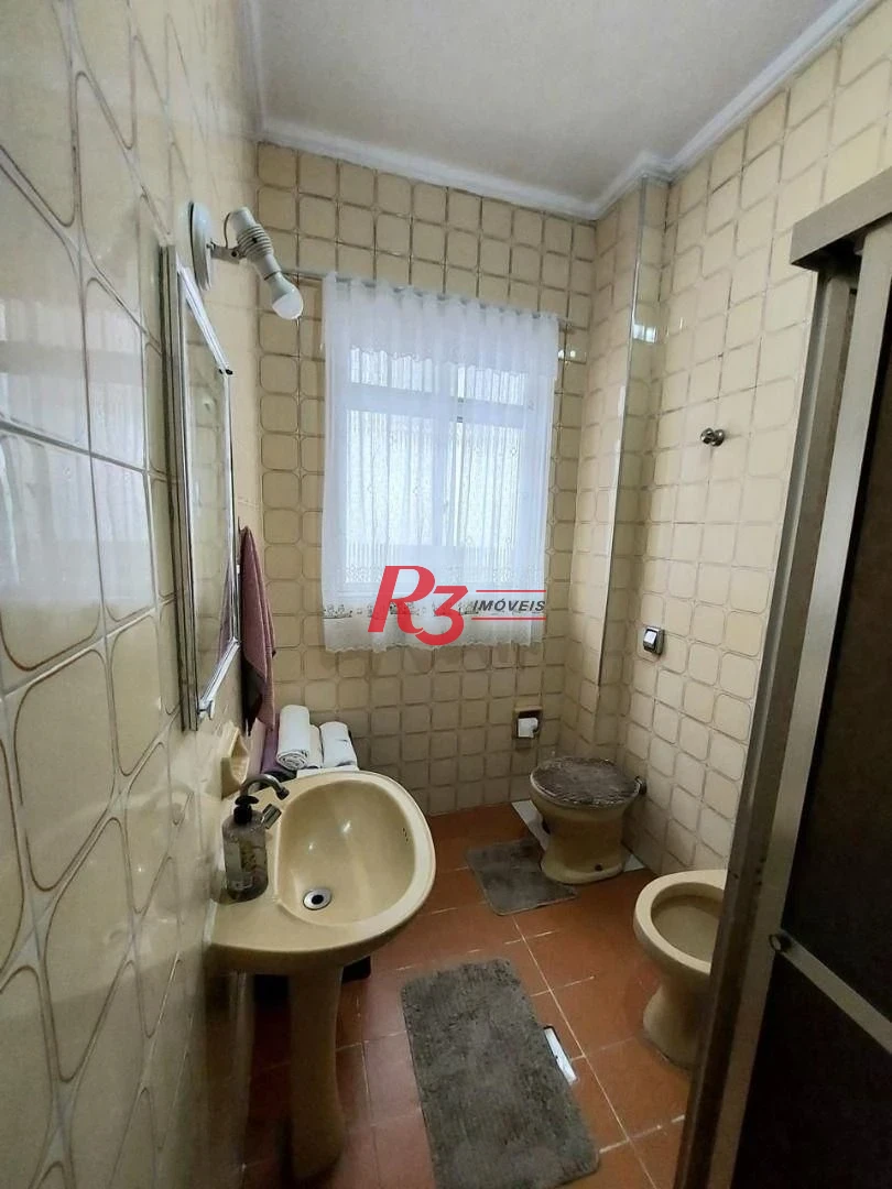 Apartamento com 3 dormitórios para alugar, 118 m² por R$ 3.700,02/mês - Gonzaga - Santos/SP