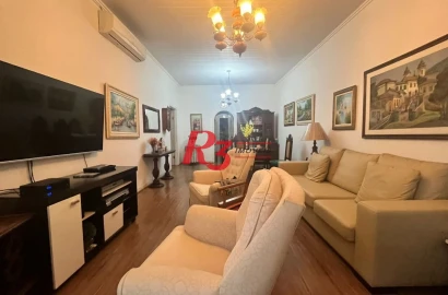 Apartamento com 2 dormitórios c suite, dep completa - Boqueirão - Santos