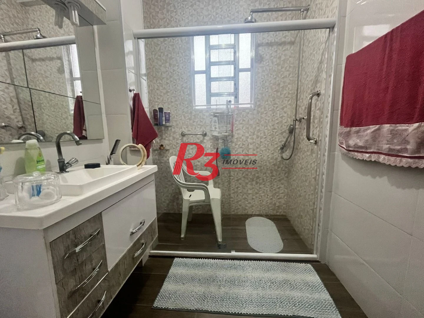 Apartamento com 2 dormitórios c suite, dep completa - Boqueirão - Santos