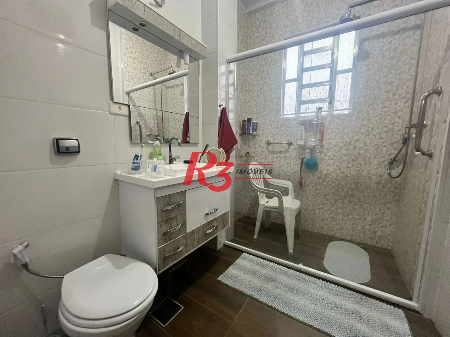 Apartamento com 2 dormitórios c suite, dep completa - Boqueirão - Santos