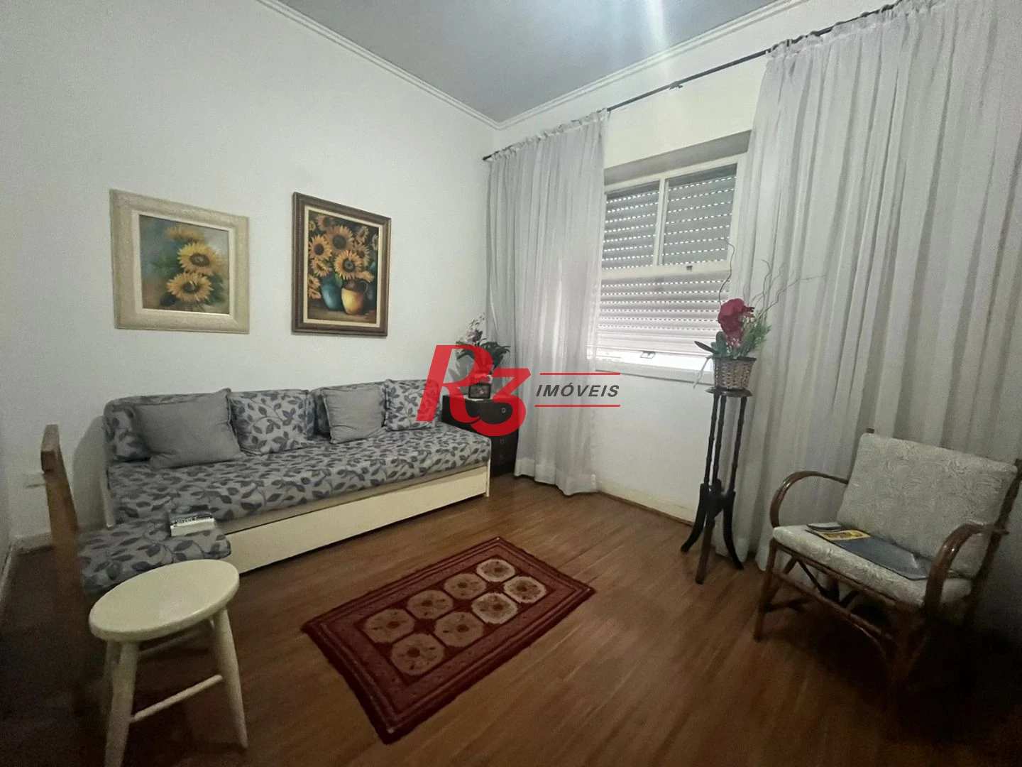 Apartamento com 2 dormitórios c suite, dep completa - Boqueirão - Santos
