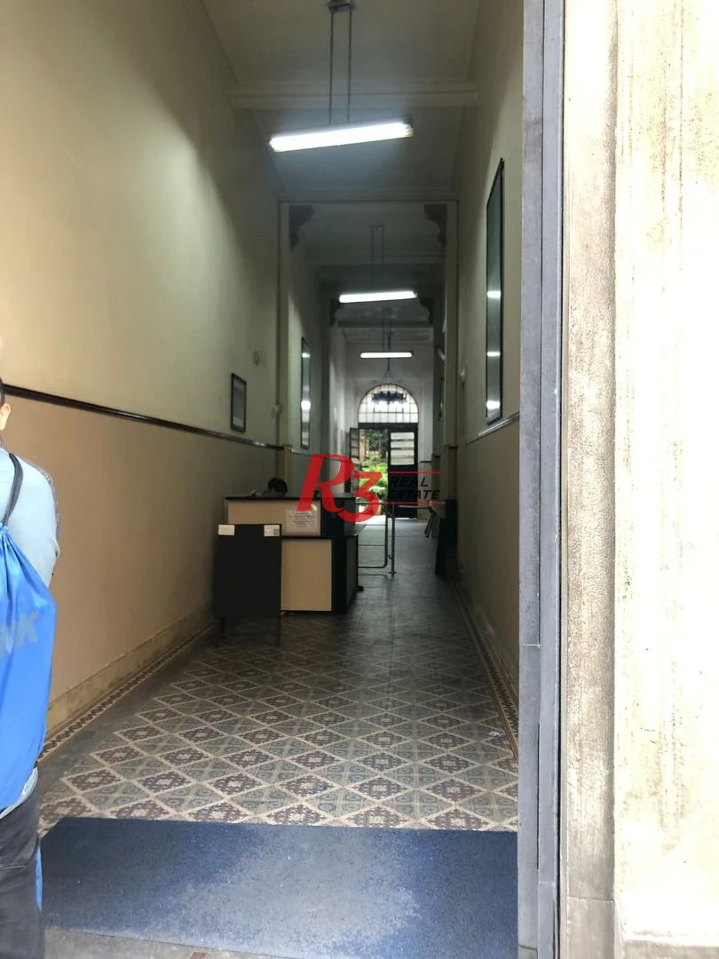 Sala comercial no centro historico de  Santos