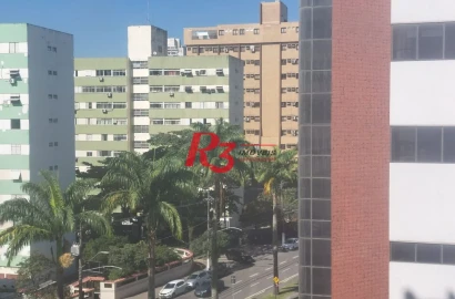Sala para alugar, 57 m² por R$ 3.200,00/mês - Vila Matias - Santos/SP