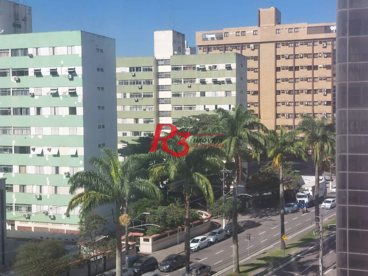 Sala para alugar, 57 m² por R$ 3.200,00/mês - Vila Matias - Santos/SP