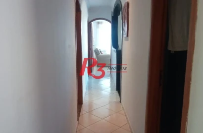 Apartamento com 3 dormitórios para alugar, 148 m² por R$ 8.250,00/mês - Pompéia - Santos/SP
