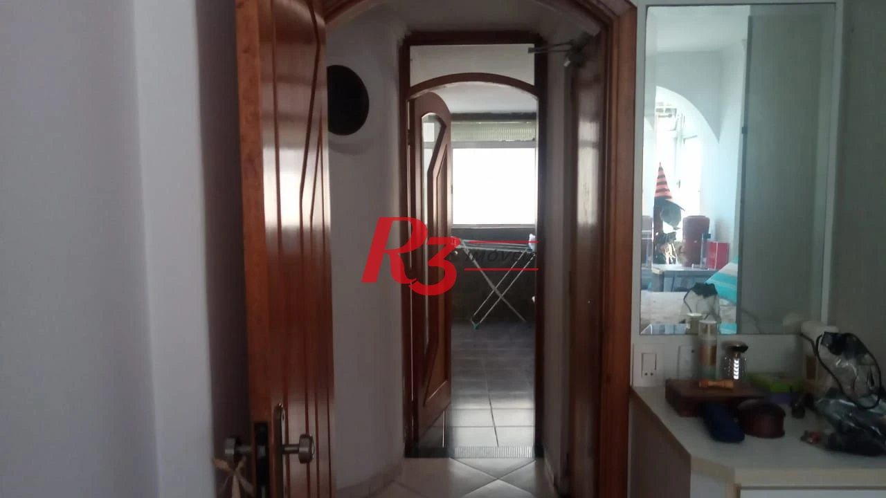 Apartamento com 3 dormitórios para alugar, 148 m² por R$ 8.250,00/mês - Pompéia - Santos/SP