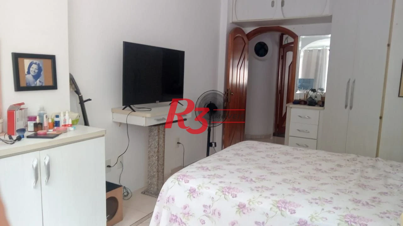 Apartamento com 3 dormitórios para alugar, 148 m² por R$ 8.250,00/mês - Pompéia - Santos/SP