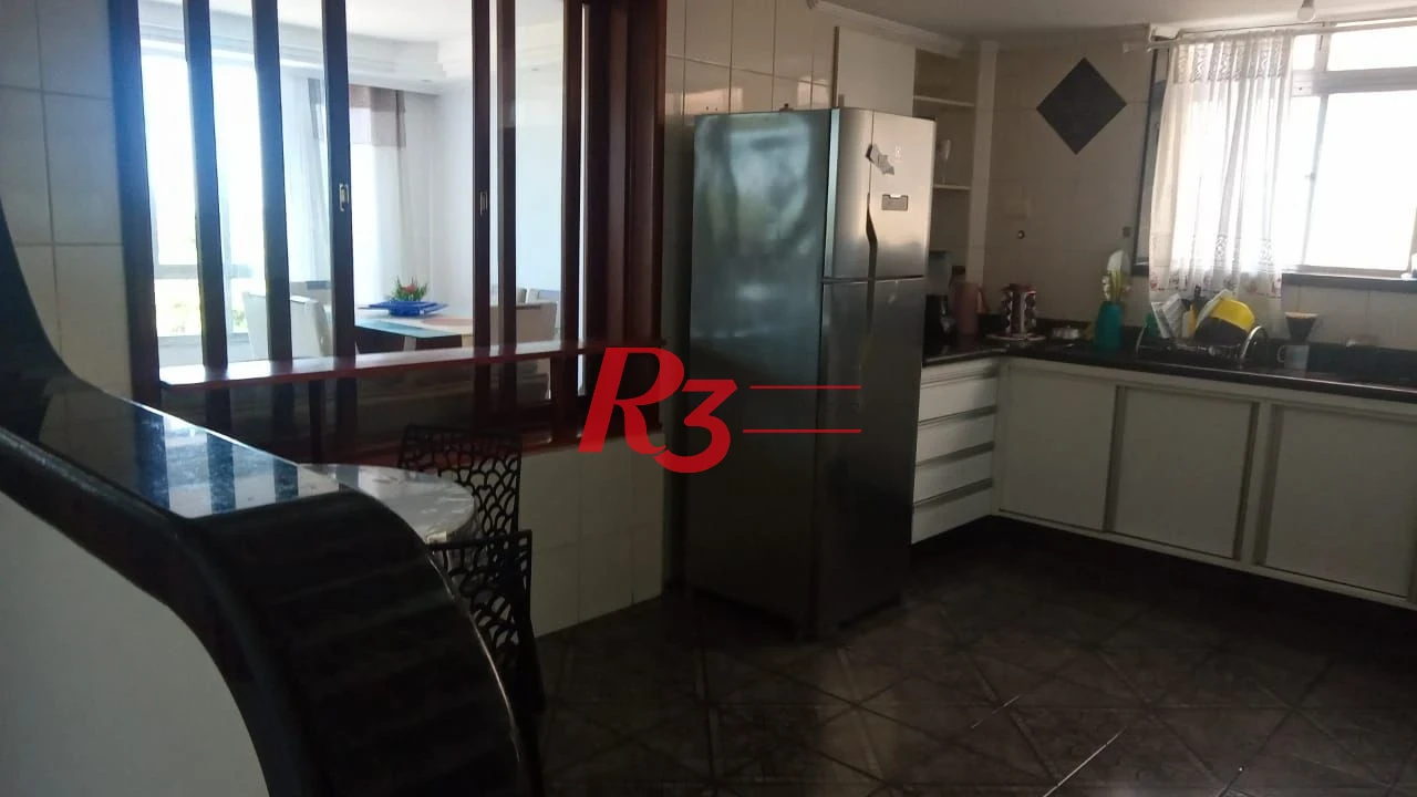 Apartamento com 3 dormitórios para alugar, 148 m² por R$ 8.250,00/mês - Pompéia - Santos/SP