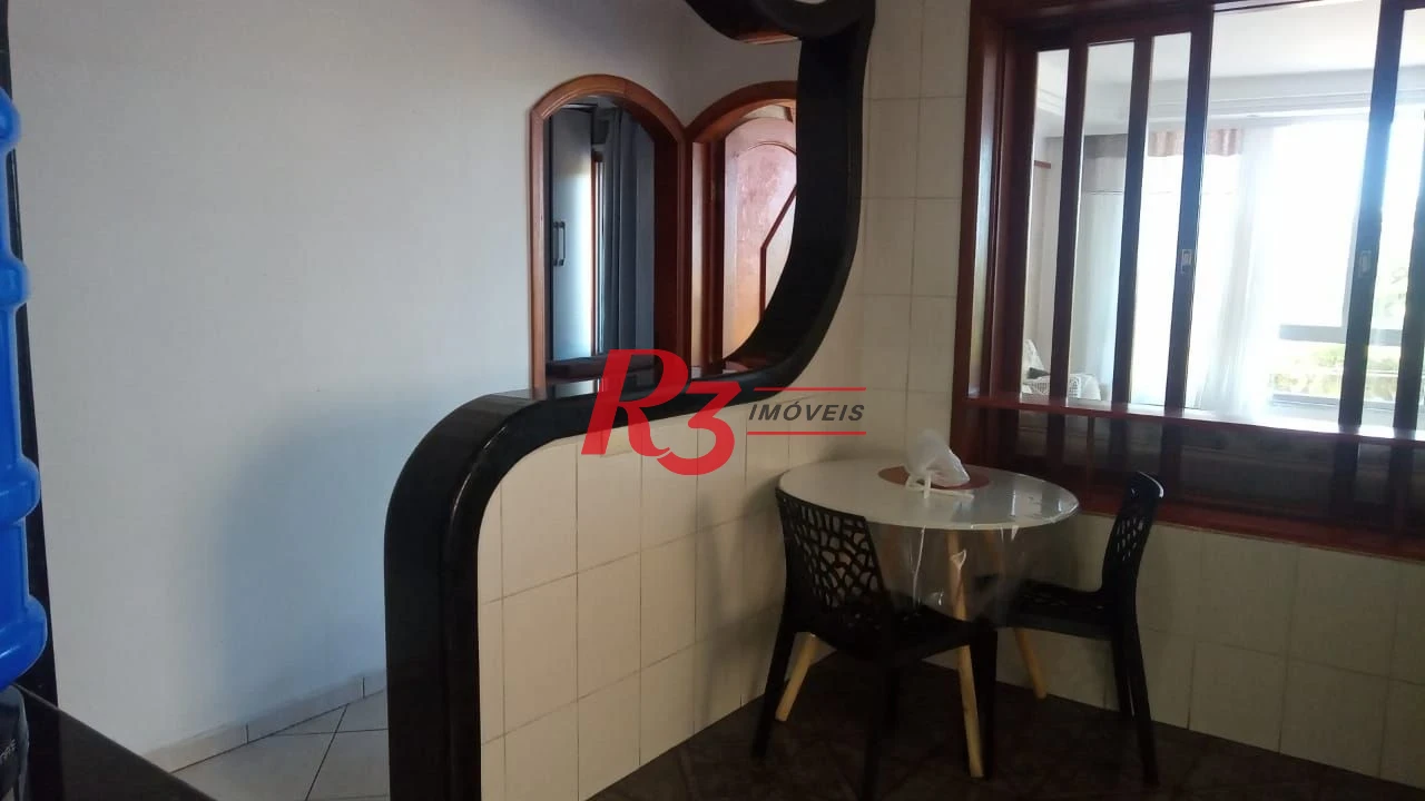 Apartamento com 3 dormitórios para alugar, 148 m² por R$ 8.250,00/mês - Pompéia - Santos/SP