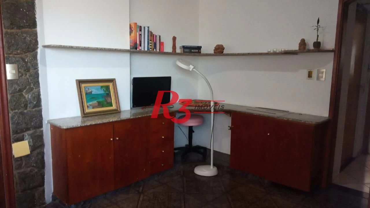 Apartamento com 3 dormitórios para alugar, 148 m² por R$ 8.250,00/mês - Pompéia - Santos/SP