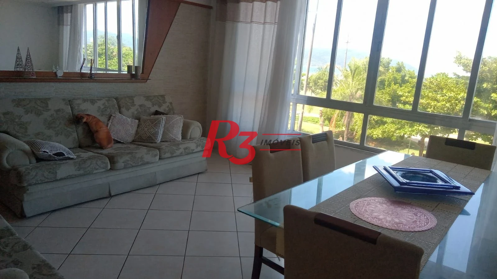 Apartamento com 3 dormitórios para alugar, 148 m² por R$ 8.250,00/mês - Pompéia - Santos/SP