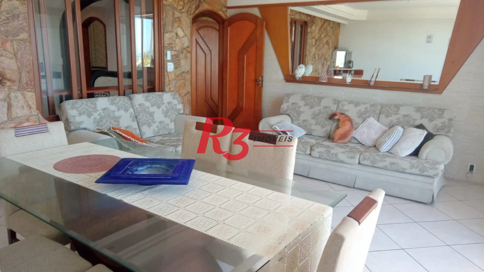Apartamento com 3 dormitórios para alugar, 148 m² por R$ 8.250,00/mês - Pompéia - Santos/SP