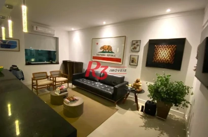 Apartamento com 2 dormitórios à venda, 81 m² por R$ 650.000,00 - José Menino - Santos/SP