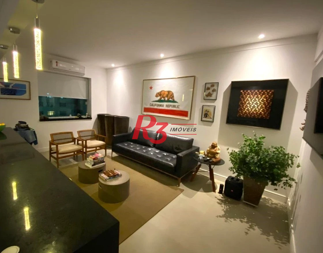 Apartamento com 2 dormitórios à venda, 81 m² por R$ 650.000,00 - José Menino - Santos/SP