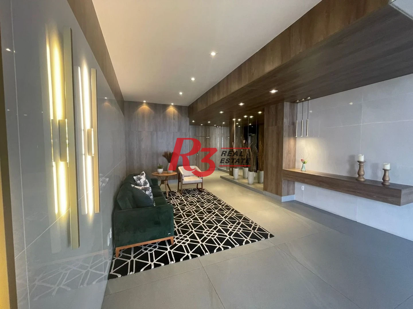 Apartamento com 1 dormitório para alugar, 40 m² por R$ 4.100,00/mês - Campo Grande - Santos/SP