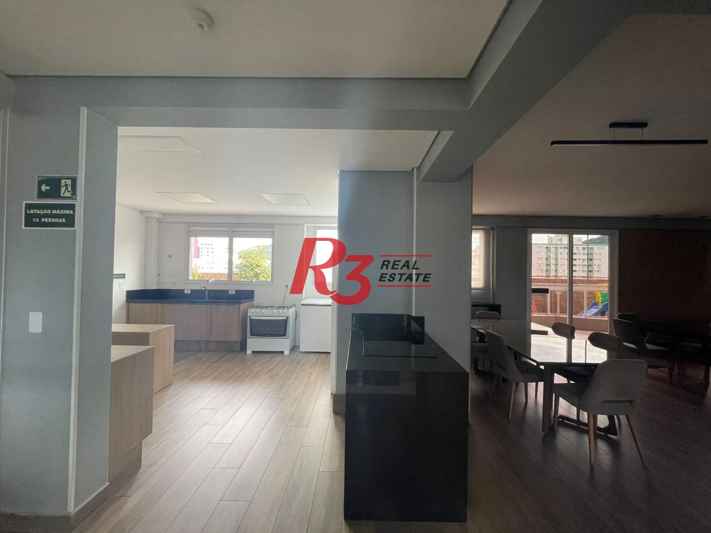 Apartamento com 1 dormitório para alugar, 40 m² por R$ 4.100,00/mês - Campo Grande - Santos/SP