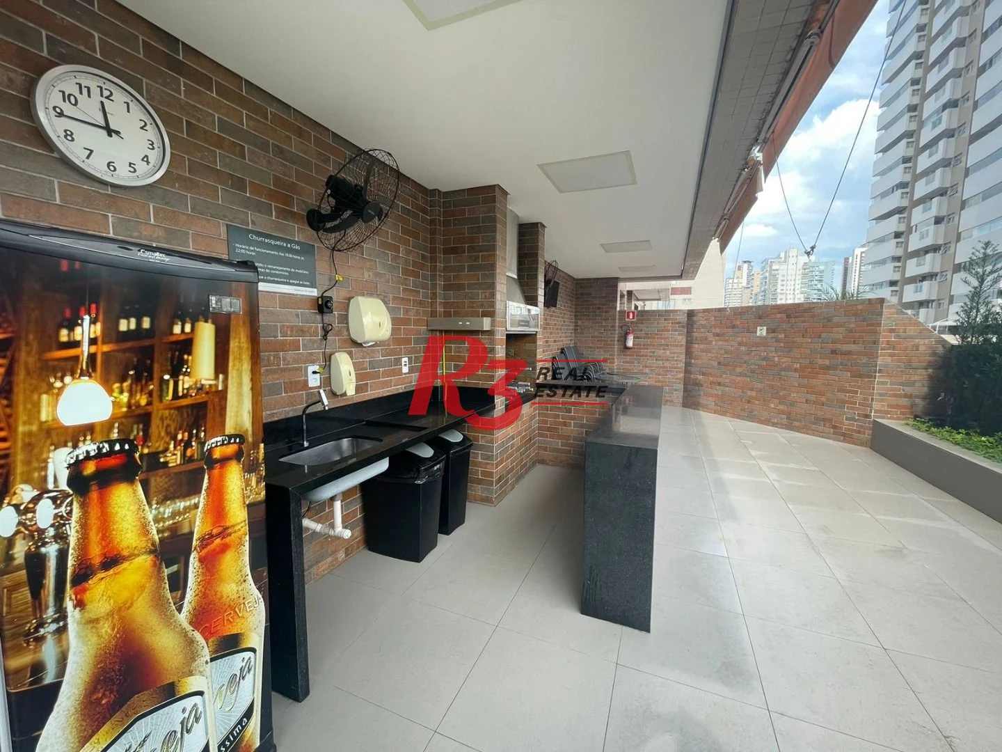 Apartamento com 1 dormitório para alugar, 40 m² por R$ 4.100,00/mês - Campo Grande - Santos/SP