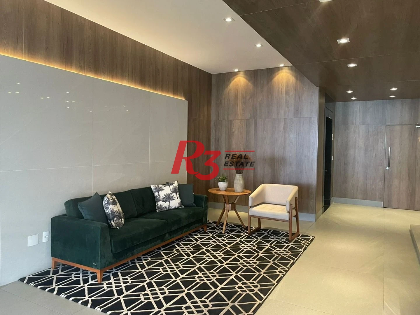 Apartamento com 1 dormitório para alugar, 40 m² por R$ 4.100,00/mês - Campo Grande - Santos/SP