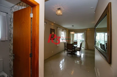 Apartamento à venda, 127 m² por R$ 1.120.000,00 - Pompéia - Santos/SP