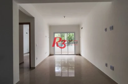 SOBREPOSTA  ALTA FUNDOS com 3 SUÍTES, VARANDA GOURMET COBERTA E DESCOBERTA, 2 VAGAS à venda, 164 m² por R$ 950.000 - Ponta da Praia - Santos/SP