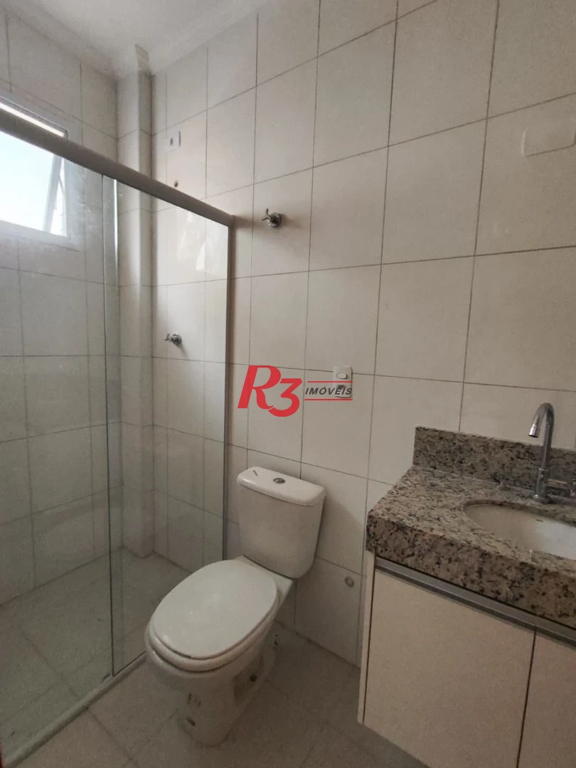 SOBREPOSTA ALTA DE FRENTE SACADA com 3 SUÍTES, VARANDA GOURMET COBERTA E DESCOBERTA, 2 VAGAS à venda, 148 m² por R$ 950.000  Ponta da Praia Santos SP
