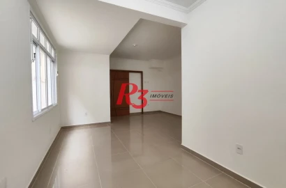 SOBREPOSTA TÉRREA ISOLADA QUINTAL  com 3 SUÍTES, 2 VAGAS à venda, 123 m² por R$ 950.000 - Ponta da Praia - Santos/SP