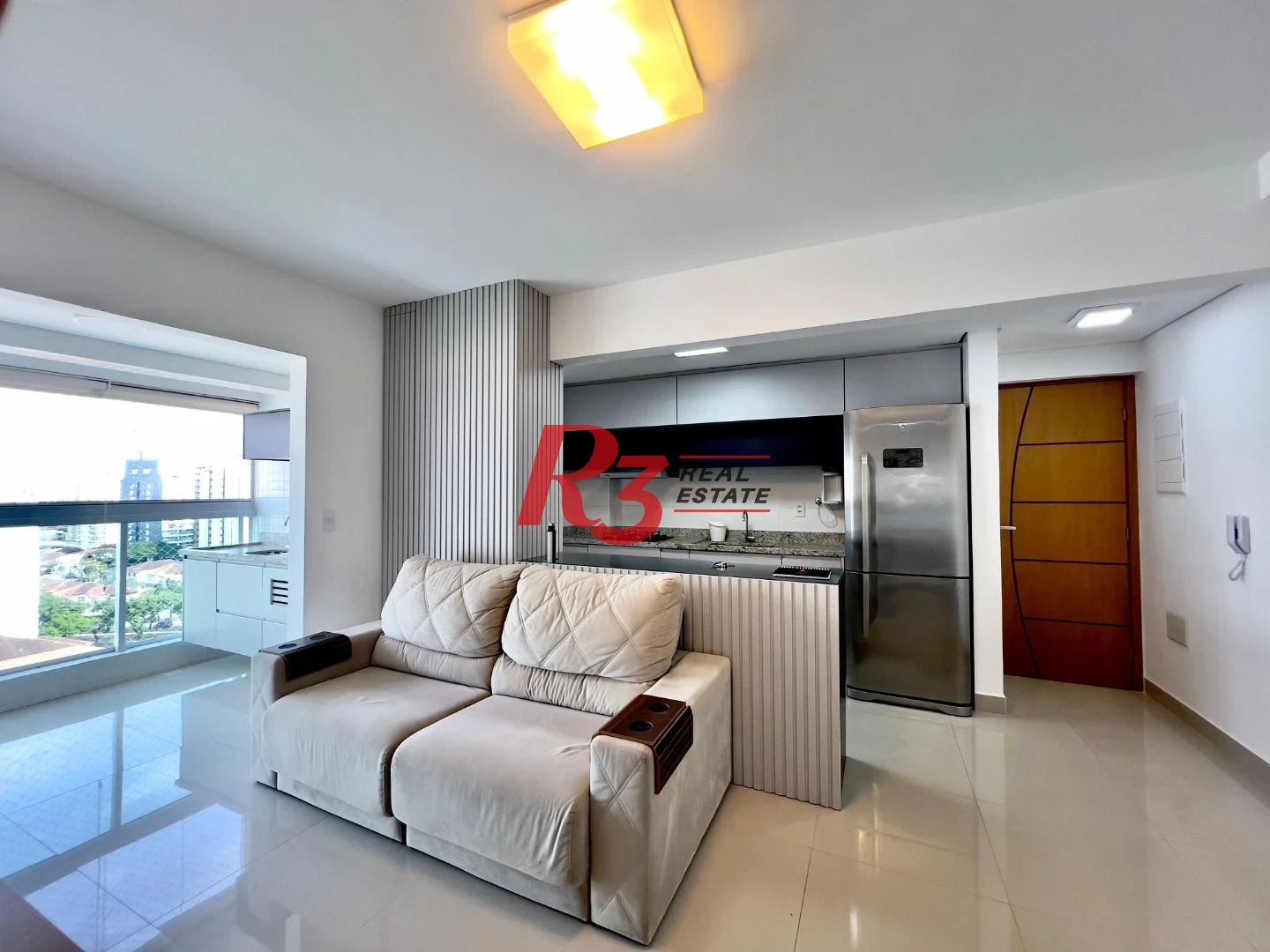 Apartamento com 2 dormitórios para alugar, 68 m² por R$ 6.400,02/mês - Embaré - Santos/SP