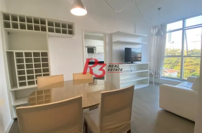 Apartamento com 1 dormitório à venda, 62 m² por R$ 440.000,00 - Aparecida - Santos/SP