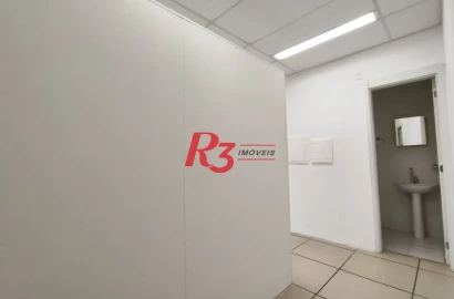 Sala à venda, 89 m² por R$320.000,00 - Valongo - Santos/SP